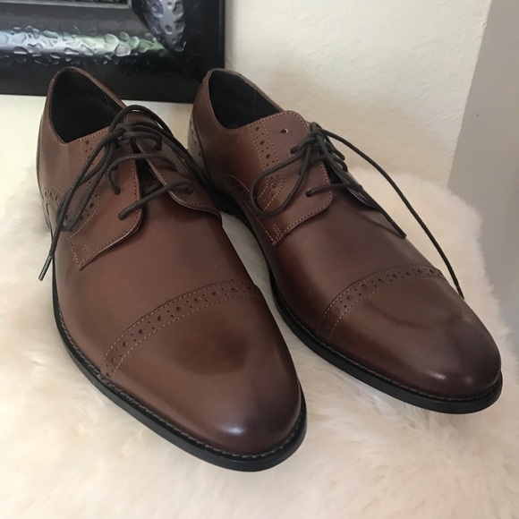 NIB: Stacy Adams : mens Cap Toe Leather Oxford: size11.5 - Picture 10 of 12